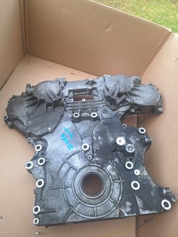 2015 infinity q50 timing chain cover 3.7 l all wheel drive