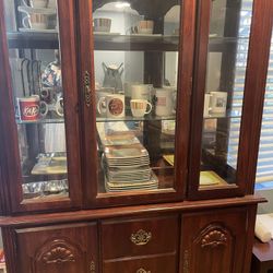 Antique Elegant Cherry Wood Dining Set – $390 OBO