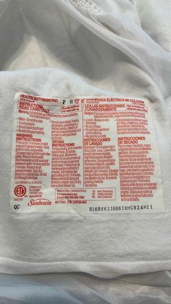 Sunbeam Heated Blanket With Controller