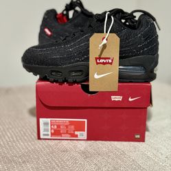 Size 4.5 Nike Air Max 95 OG x Levis Black Mens