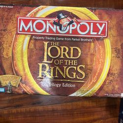 Lord Of The Rings Monopoly 