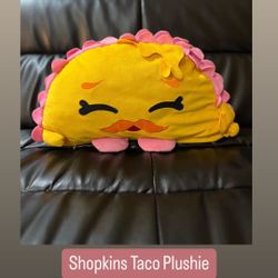 Shopkins Taco Plushie 19” Wide