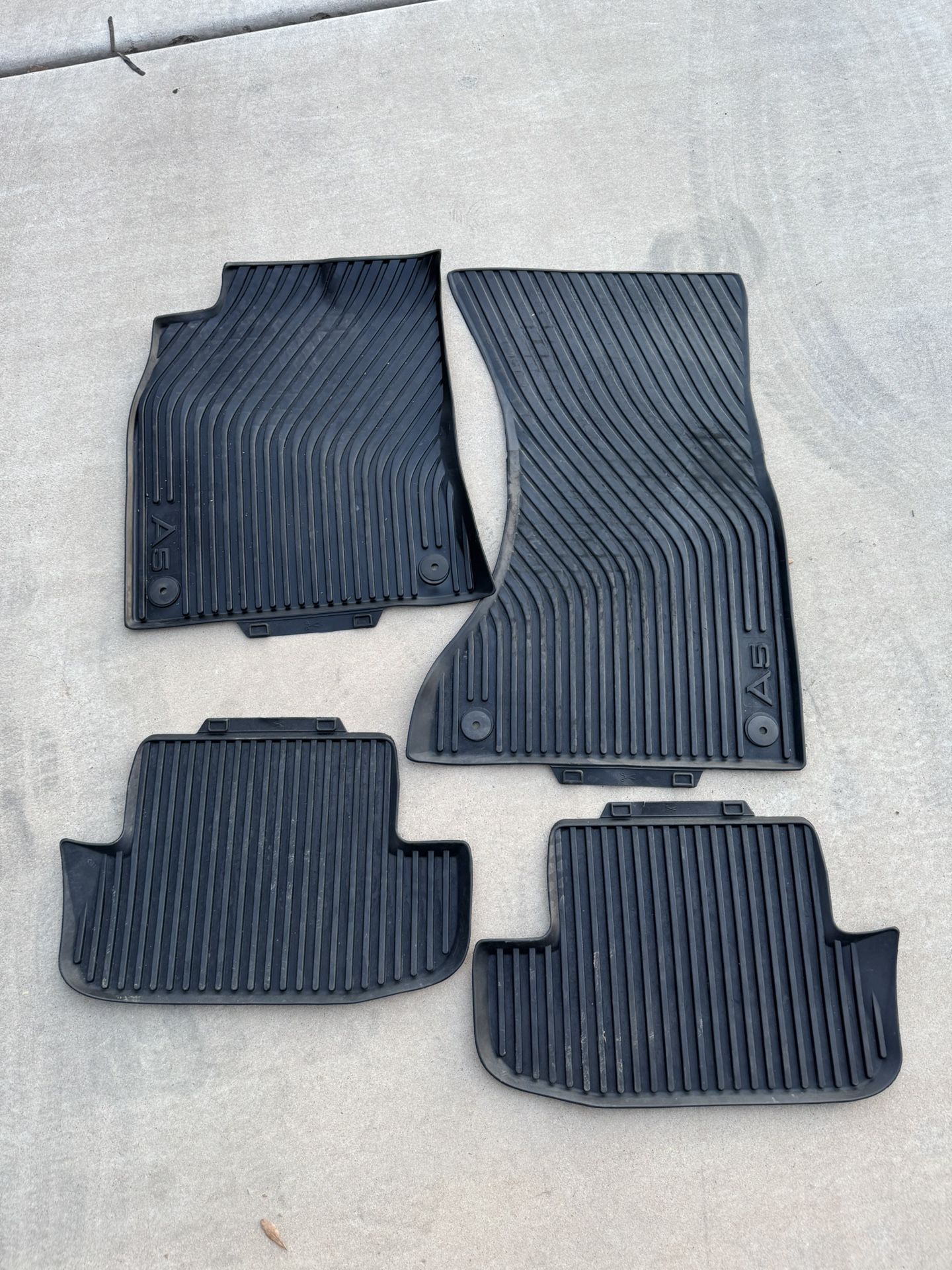 Audi A5 OEM All Weather Rubber Floor Mats 2008-2017