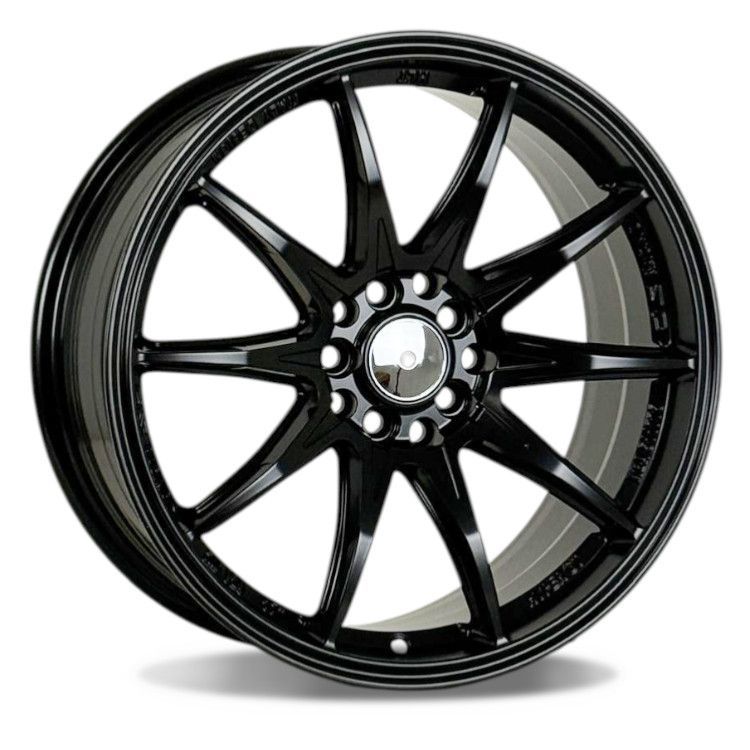 DBM DIM MATTE BLACK 17X7.5, 4X98/5X100/5X108/5X110/5X112/5X114.3