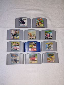 Nintendo 64 Games N64 Video Game Collection