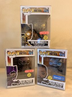Black Panther Funko Pop Set !
