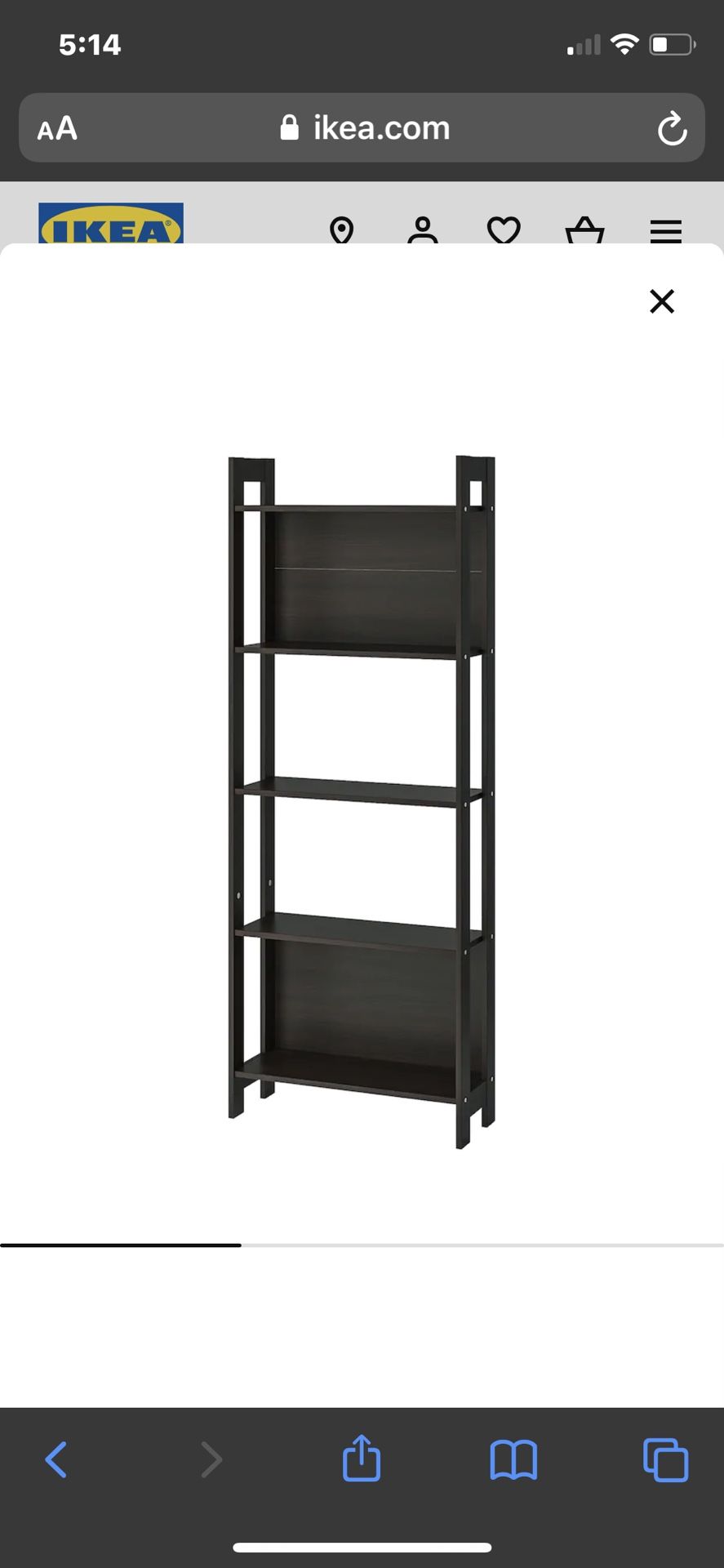 Espresso Brown  Ikea Bookshelves 