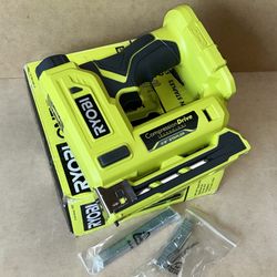 RYOBI P317 ONE+ 18V Compression Drive Cordless 3/8 in. Crown Stapler