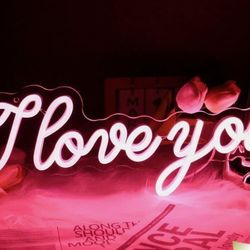 I LOVE YOU NEON - 2 AVAILABLE 