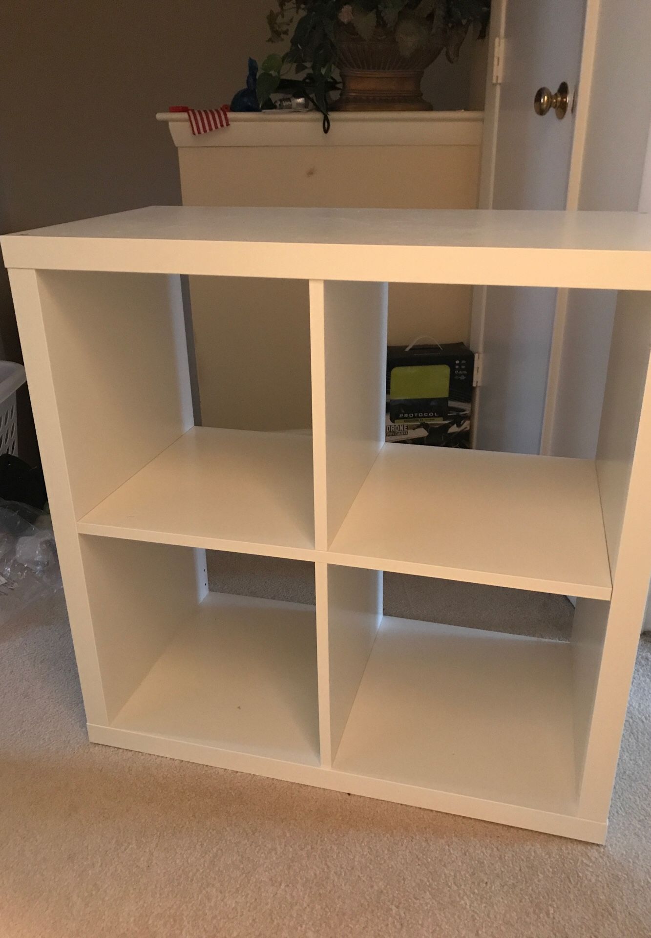 IKEA KALLAX Shelf unit, white, 30 3/8x30 3/8 "