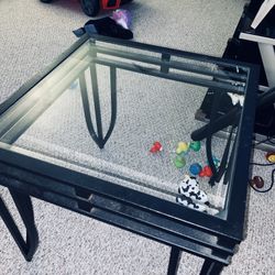 Glass End Table