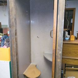 Vintage phone booth