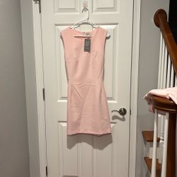 Soft Pink Suit Size 12.  Dress And Jacket