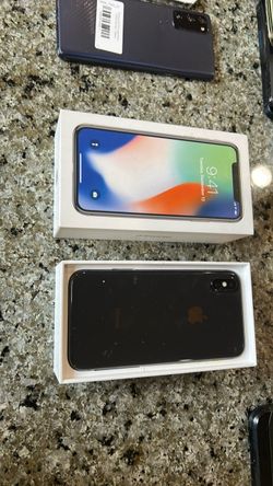 iPhone X 64gb unlocked with box and charger