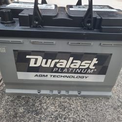 Brand New Duralast Platinum AGM Technology 