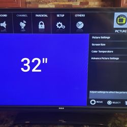RCA 32" LED LCD flat screen HDTV
