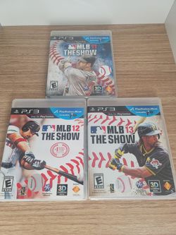 MLB The Show PS3 Lot 11,12,13 Playstation 3 Complete