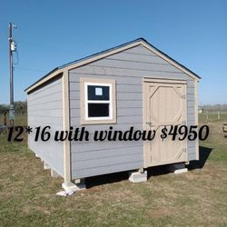 12x16 Shed W/Window 