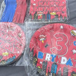 Spider-Man Birthday Age 3