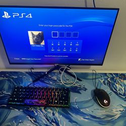 Ps4 Monitor Keyboard and mouse