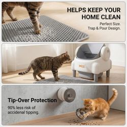 Smart Cat Bundle: Feeder+Litter Box+Mat-$169.99-LIMITED