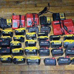 DEWALT Y Milwaukee Baterias/Cargadores