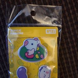 BT21 Mang Acrylic Pin Set