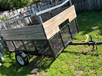 5x8 open trailer