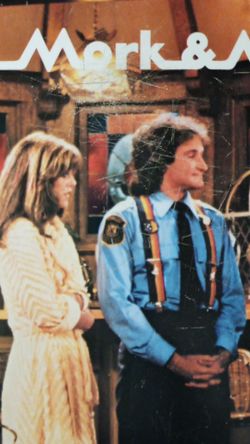 Collectible Mork and Mindy tin lunchbox, RARE