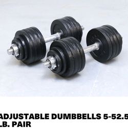 Set Dumbbells Adjustable  Brand New in Box