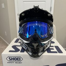 SHOEI OFF-ROAD HELMET + KLIM ADVENTURE GLOVE 
