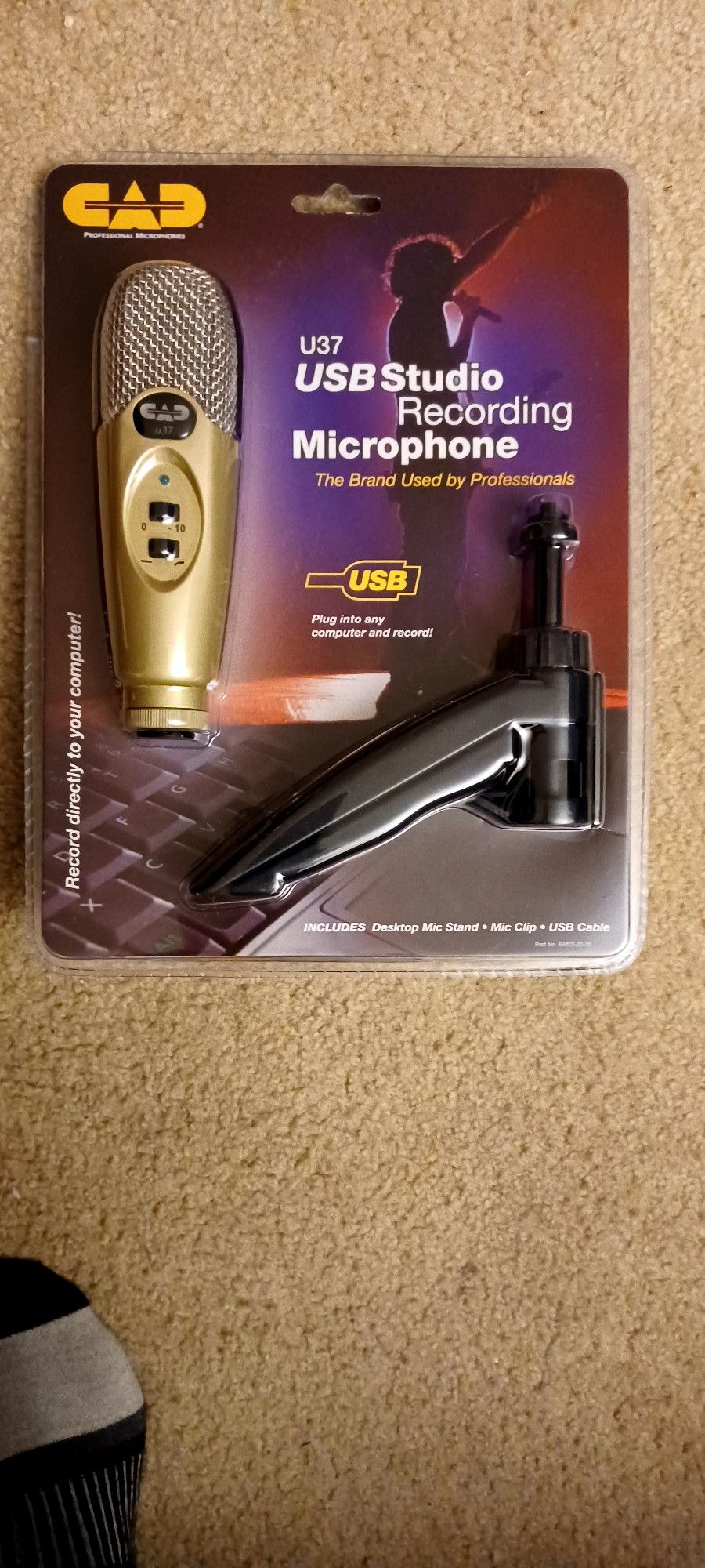 CAD U37 USB STUDIO Microphone