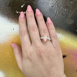 14k LAB DIAMOND RING 