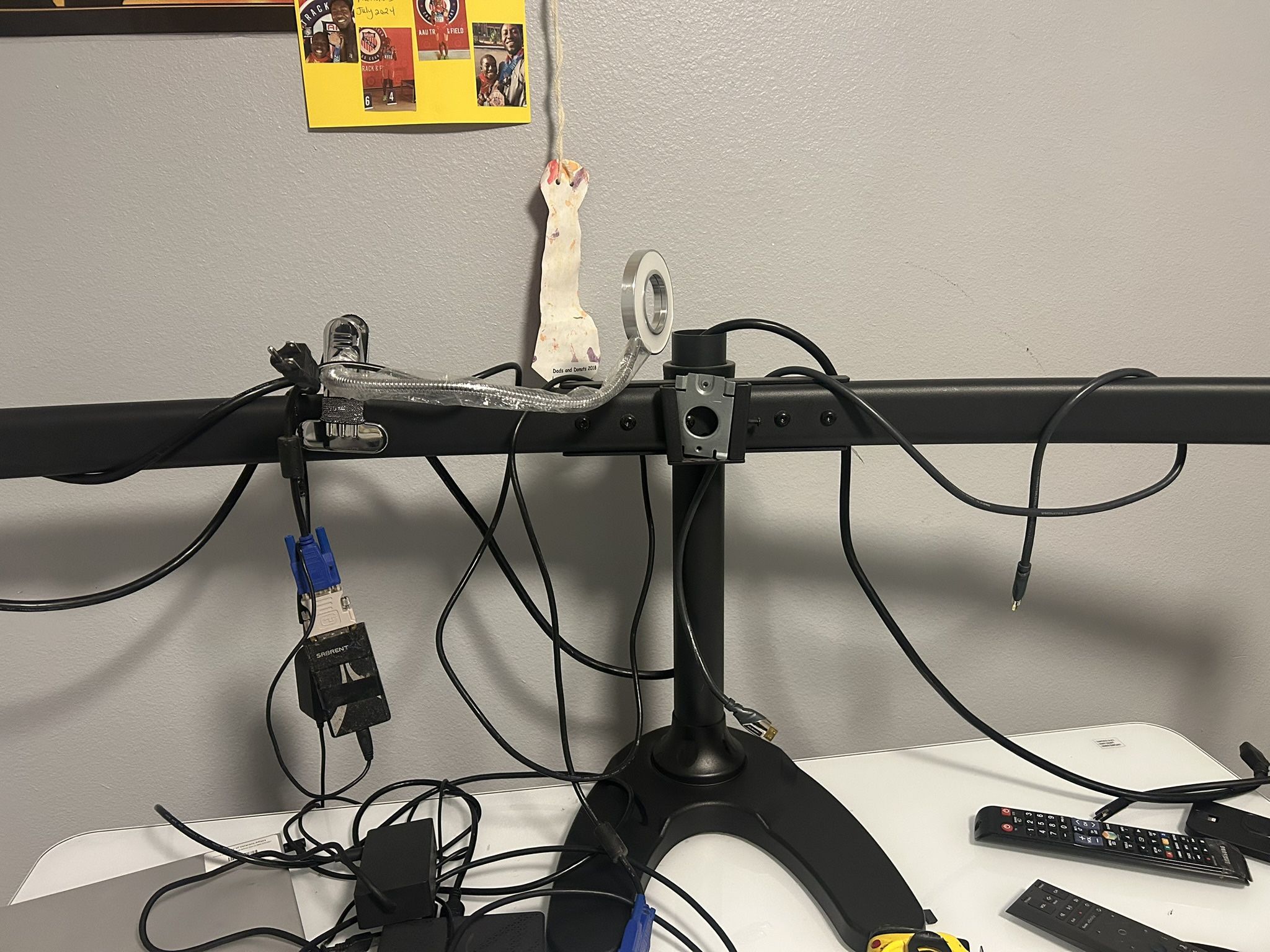 3 Monitor stand with monitors  24” 