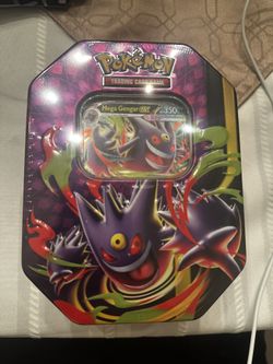 Pokemon TCG Mega Gengar EX Tin New Sealed Factory Sealed , Rare Promo Moonlit