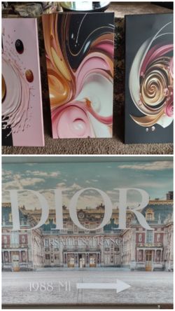 Set of 4 Decorative Canvas Wall Art Prints