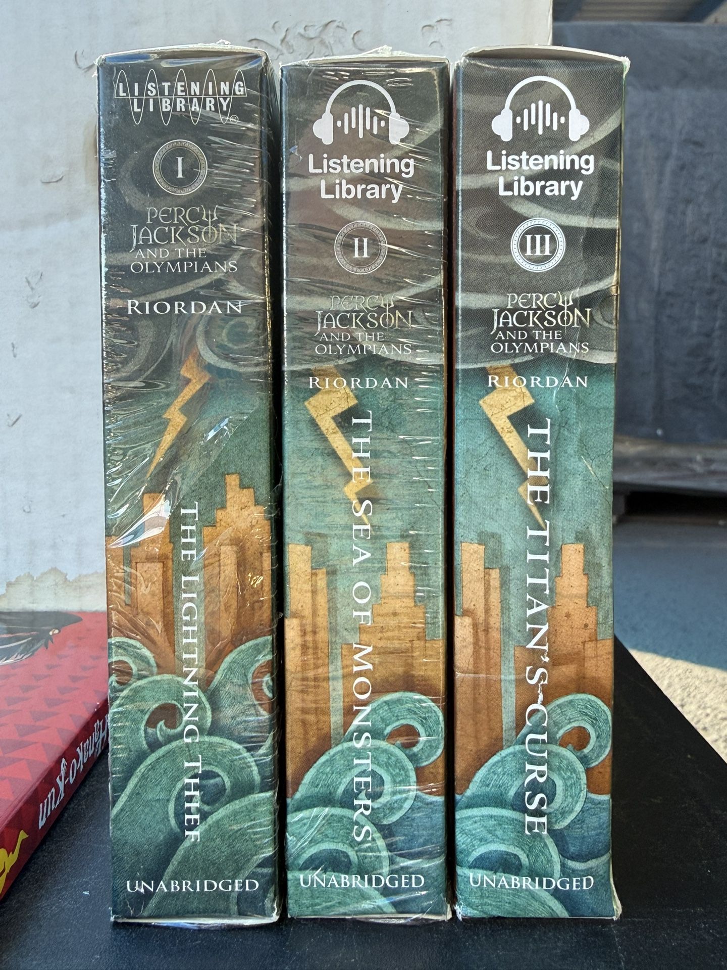 Percy Jackson And The olympians CD Audio books 1-3