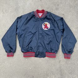Vintage California Angels Chalkline Satin Jacket