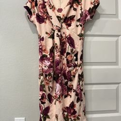 Pink Blush Maternity Dress