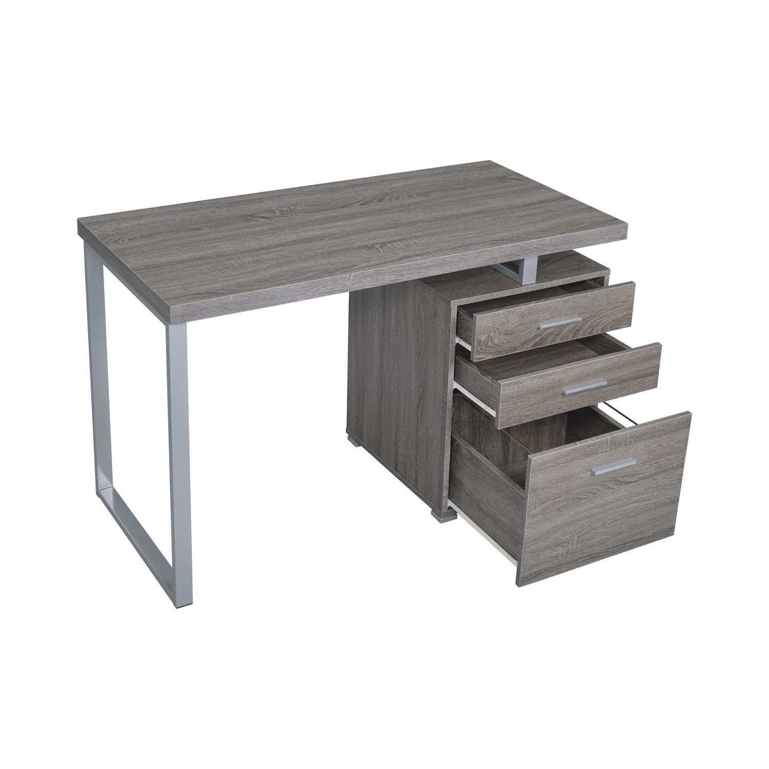 WEATHERED GREY OFFICE DESK$$$$(HOT DEAL LOW STOCK)