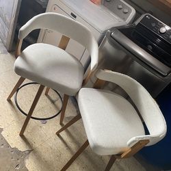Swivel Bar Stools 26" (SET OF TWO)