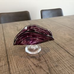 Hand Blown Art Glass Bowl 