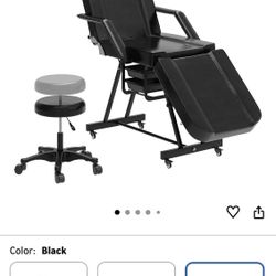 NEW Massage Table Tattoo Chair with Hydraulic Stool