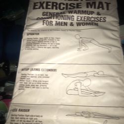 Like New Very Nice Portable Workout Mat Only $20 Firm