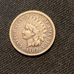 1882 INDIAN HEAD PENNY