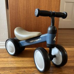 Retrospec Cricket Kids Balance Bike - Navy