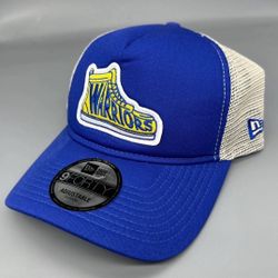 New Era 9Forty A-Frame Golden State Warriors Snapback Adjustable Sneaker Hat Cap