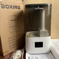 BOXING 6L Warm & Cool Mist Humidifiers for Bedroom, Air Humidfier for Large Room with Remote Control, Auto Mode Perfect for Baby & Plants, Top Fill, S