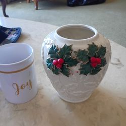 Christmas Flower Vase