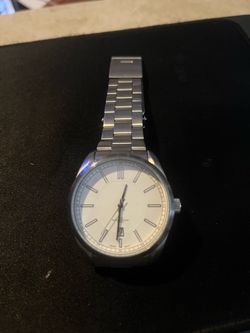 Silver Stainless Steel Dress Watch